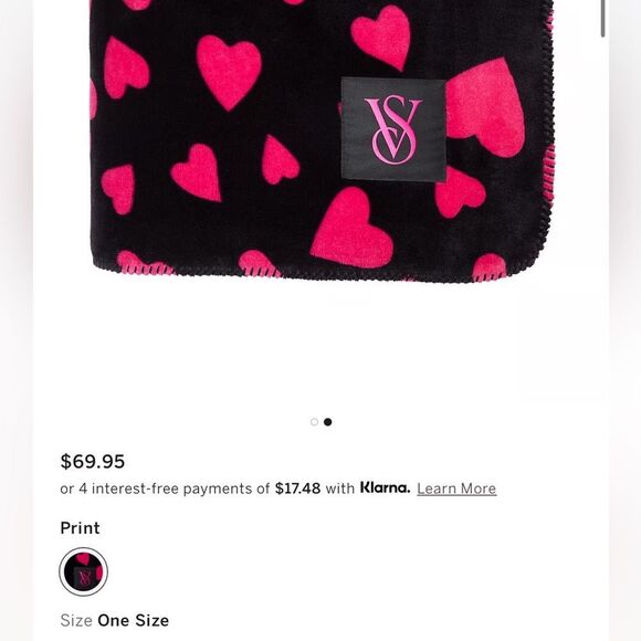 Heart plush blanket - Picture 3 of 8